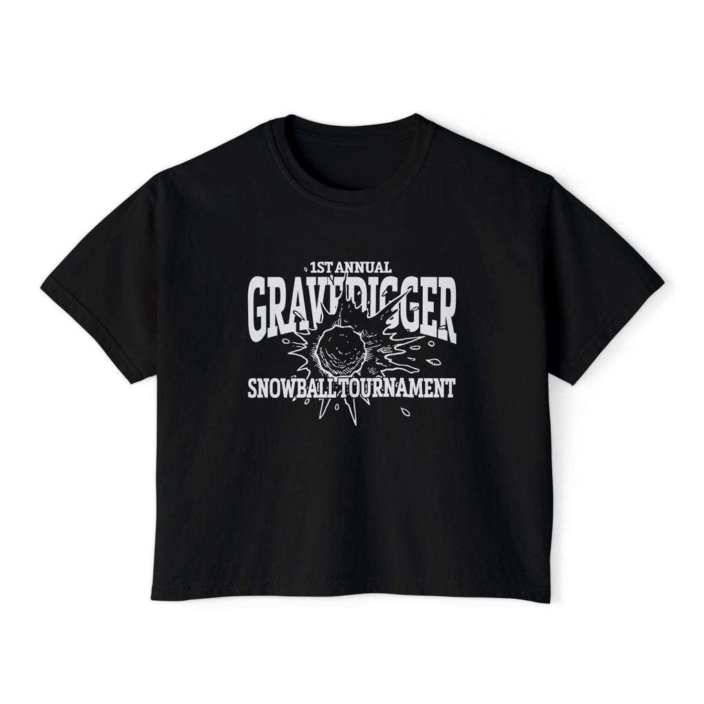 Gravedigger Snowball Tournament Crop Top
